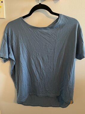 Ten Tree Women's Lightweight Short-Sleeve Tee in Slate Blue Treeblend